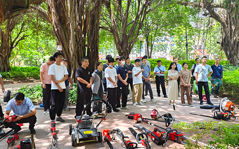 黃沙御景項目開展綠化機械操作培訓(xùn)——麗芳園林技能專項培訓(xùn) 